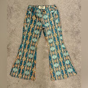 Stylish Kids Patterned Flare Jeans